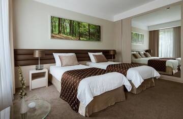 Фото номера Двухместный номер с 2 отдельными кроватями Отель Hotel Narvil Conference &amp; Spa г. Сероцк 3